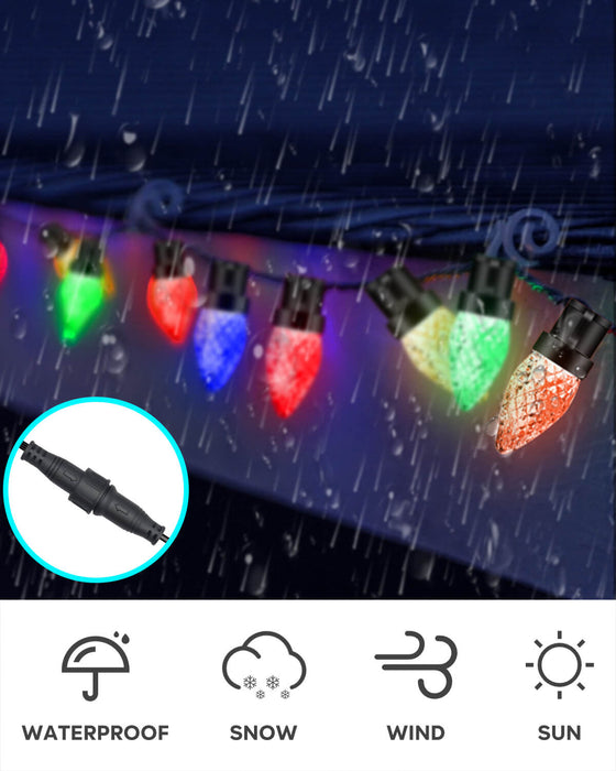 Dynamic C9 Christmas Strawberry String Lights