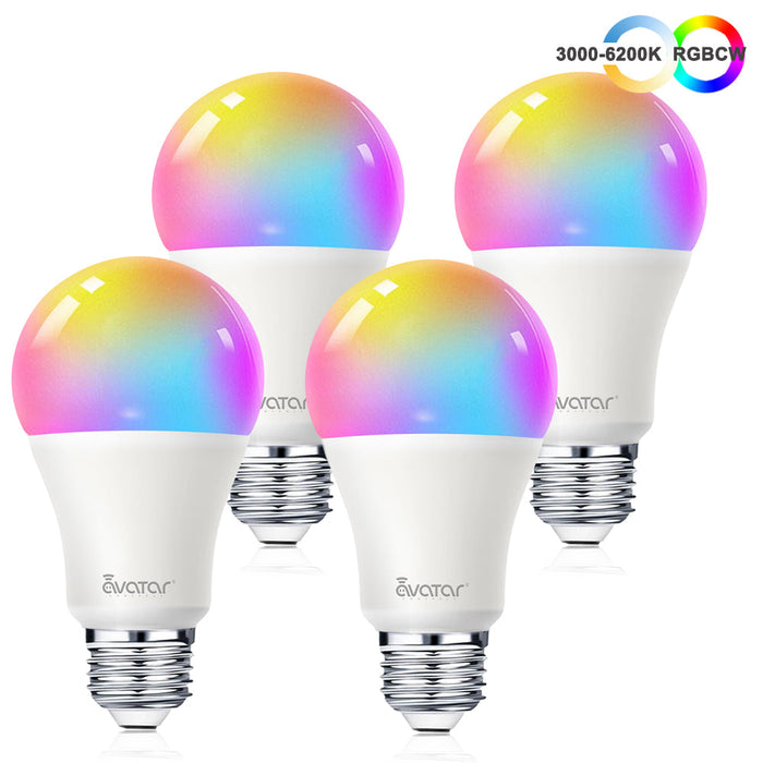 E26 Smart Light Bulb RGBCW 9W